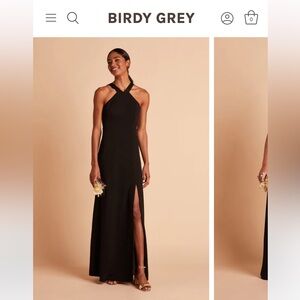 Gene Dress - Black Bridesmaids Crepe